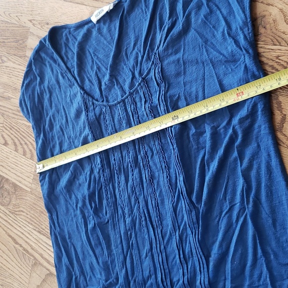 (L) Ricki's Solid Color Casual Soft Loose Peasant Bohi Vibes Vacation Travel - Picture 5 of 8